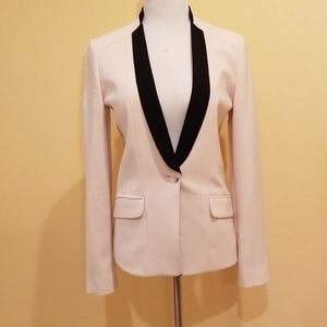 EXPRESS Women's Nude and Black Suit Jacket Size 4
